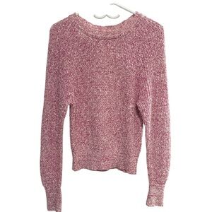 Free People Women's Pink Knit Sweater